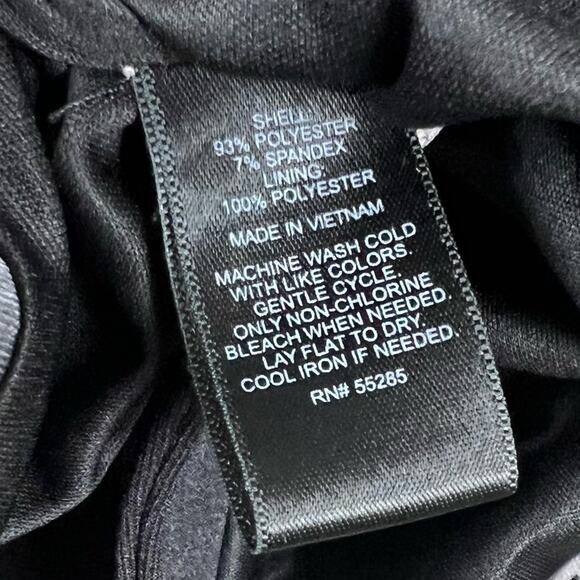 Express Black Feather Print Moto Jacket - Picture 7 of 7